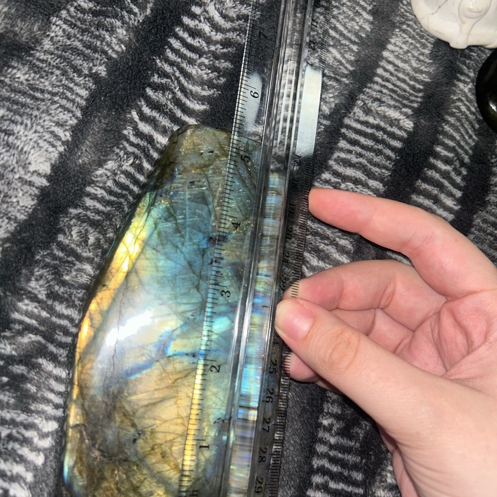 LARGE FLASH Labradorite Freeform! - Picture 3 of 6